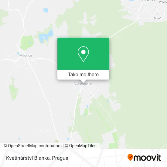 Květinářství Blanka map