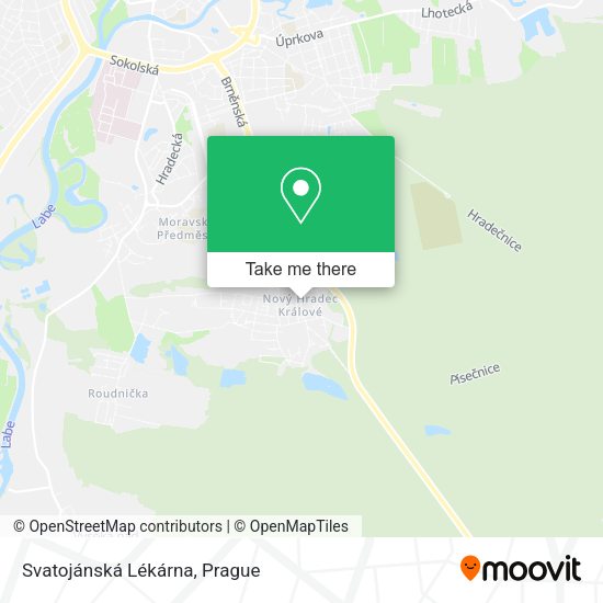 Карта Svatojánská Lékárna