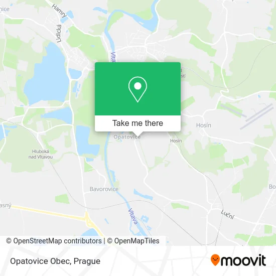 Карта Opatovice Obec