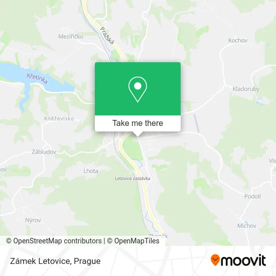 Карта Zámek Letovice