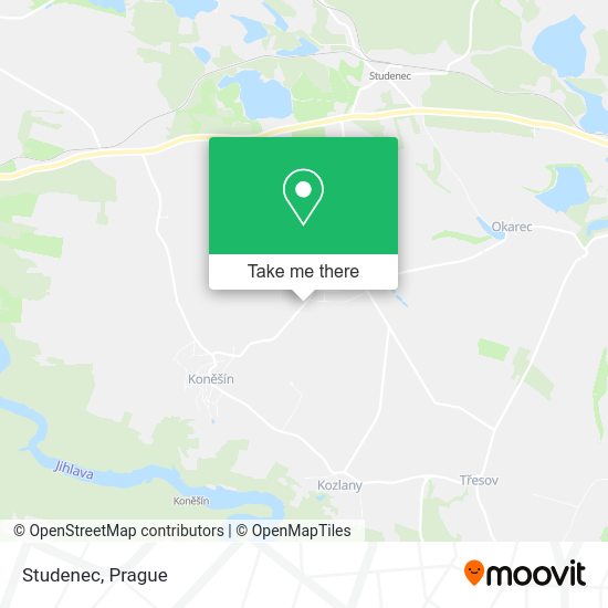 Карта Studenec