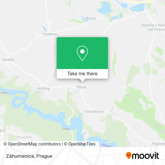 Карта Záhumenice