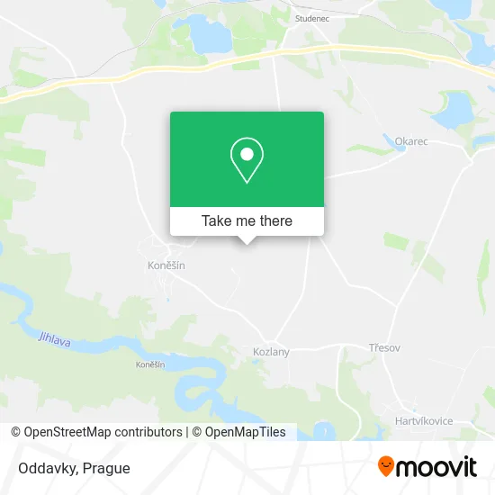 Карта Oddavky