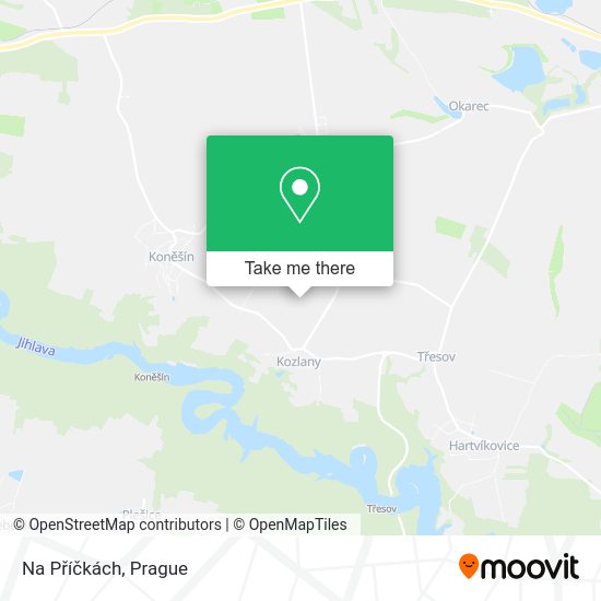 Na Příčkách map