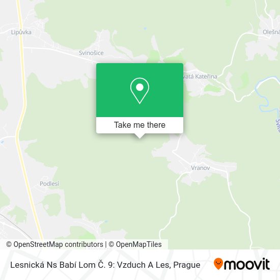 Lesnická Ns Babí Lom Č. 9: Vzduch A Les map