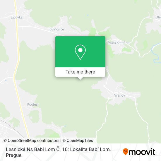 Lesnická Ns Babí Lom Č. 10: Lokalita Babí Lom map