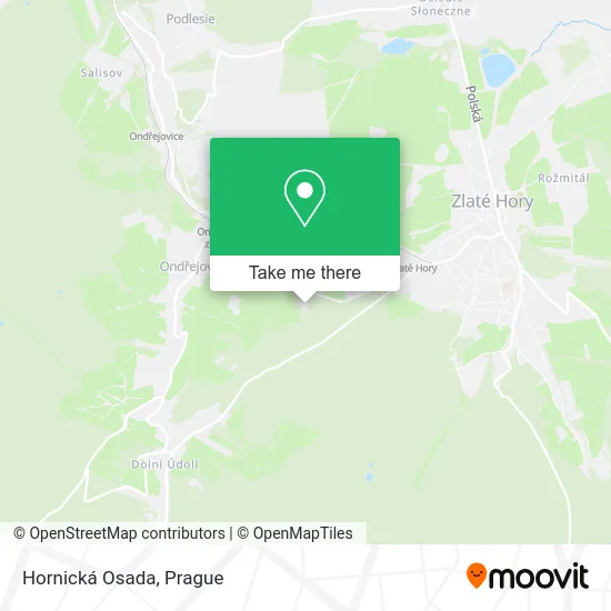 Карта Hornická Osada