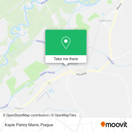 Карта Kaple Panny Marie