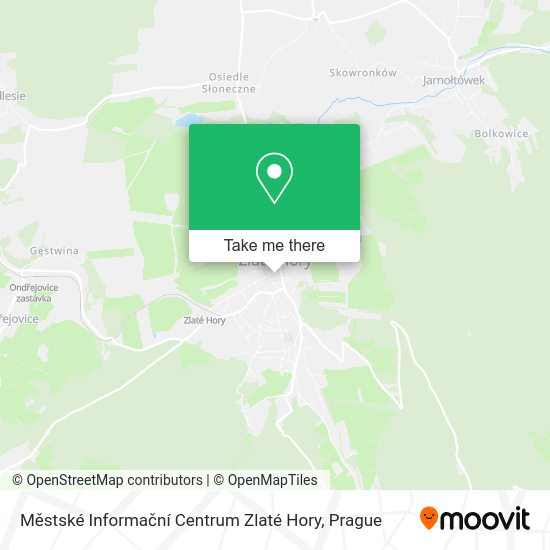 Městské Informační Centrum Zlaté Hory map