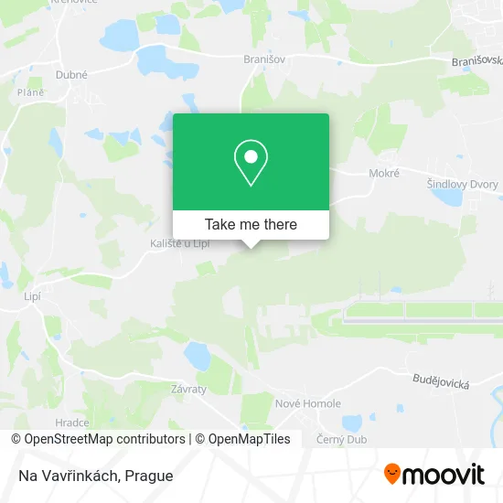 Карта Na Vavřinkách