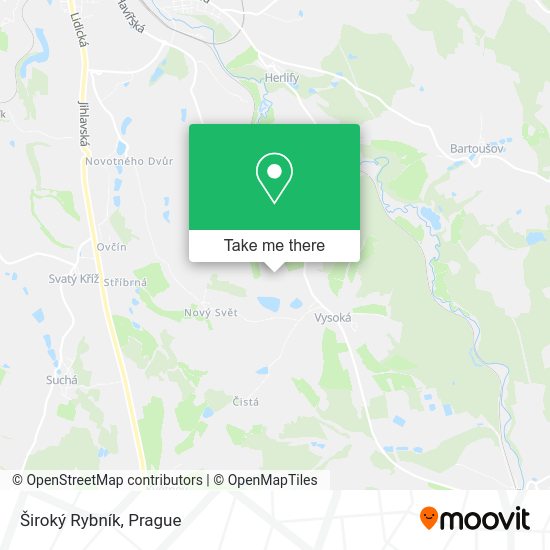 Široký Rybník map