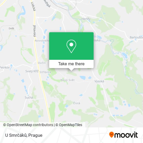U Smrčáků map