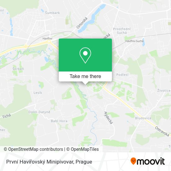 První Havířovský Minipivovar map
