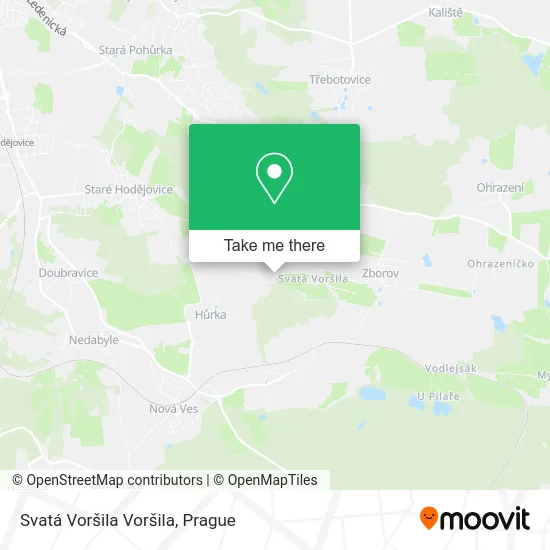 Карта Svatá Voršila Voršila