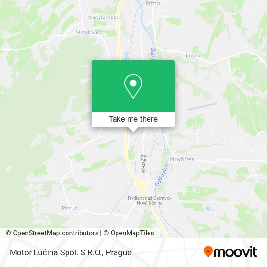 Motor Lučina Spol. S R.O. map