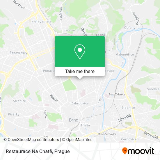 Restaurace Na Chatě map