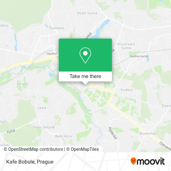 Карта Kafe Bobule