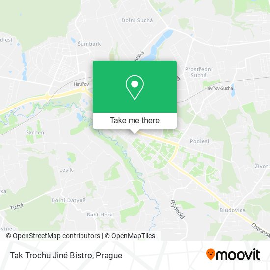 Tak Trochu Jiné Bistro map