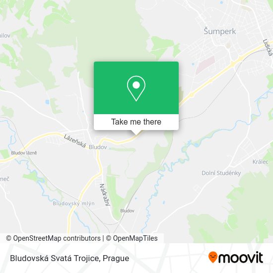 Карта Bludovská Svatá Trojice