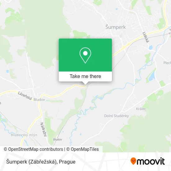 Карта Šumperk (Zábřežská)