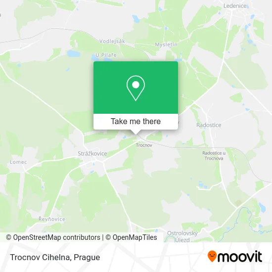 Карта Trocnov Cihelna