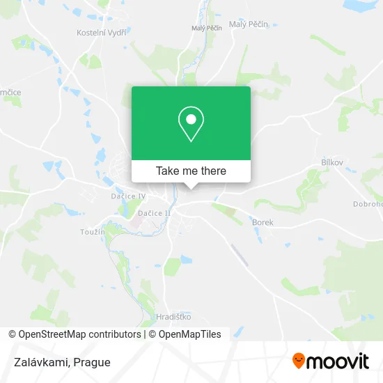 Карта Zalávkami