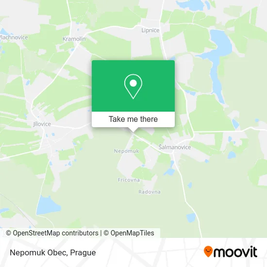 Карта Nepomuk Obec