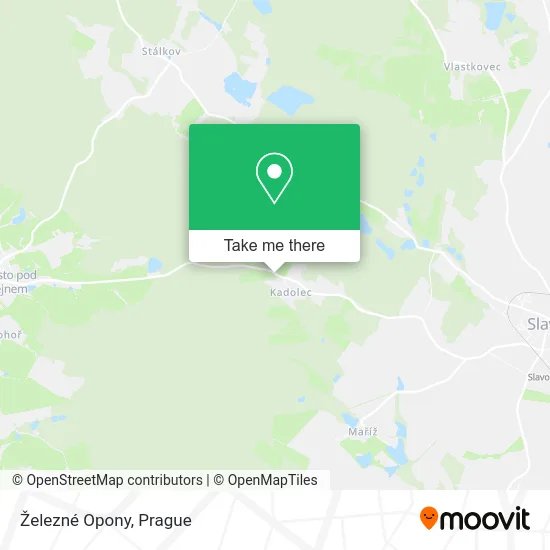 Карта Železné Opony