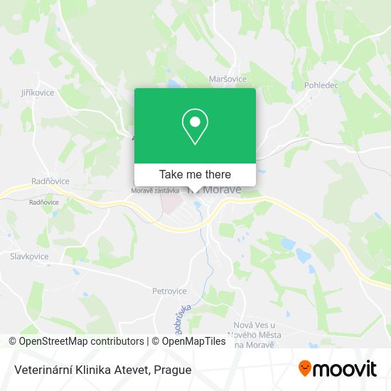 Veterinární Klinika Atevet map