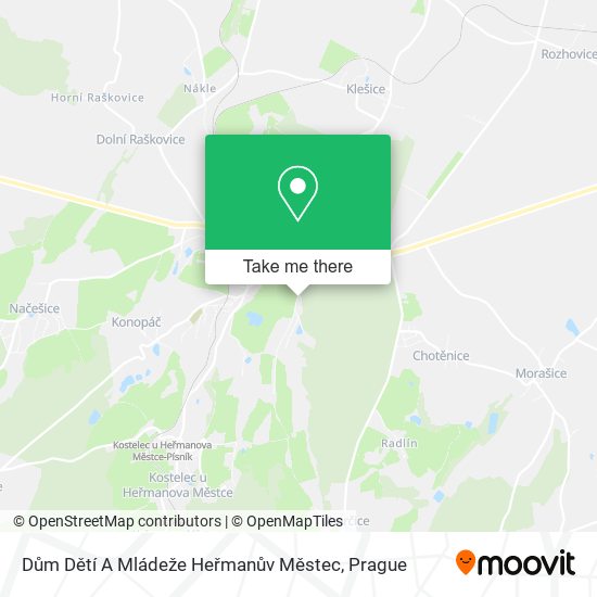 Dům Dětí A Mládeže Heřmanův Městec map