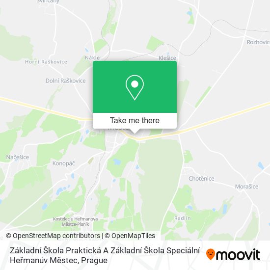 Základní Škola Praktická A Základní Škola Speciální Heřmanův Městec map