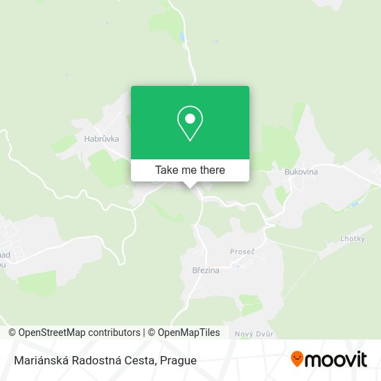 Mariánská Radostná Cesta map
