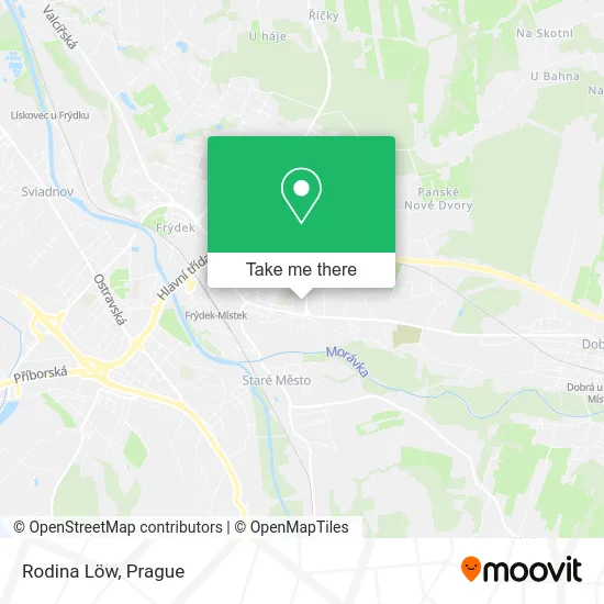 Rodina Löw map