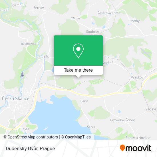 Dubenský Dvůr map