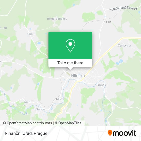 Finanční Úřad map