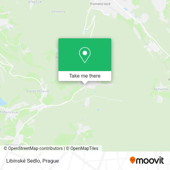 Карта Libínské Sedlo