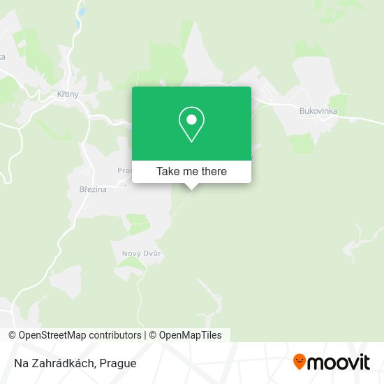 Карта Na Zahrádkách
