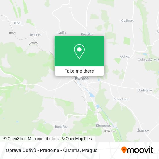 Oprava Oděvů - Prádelna - Čistírna map