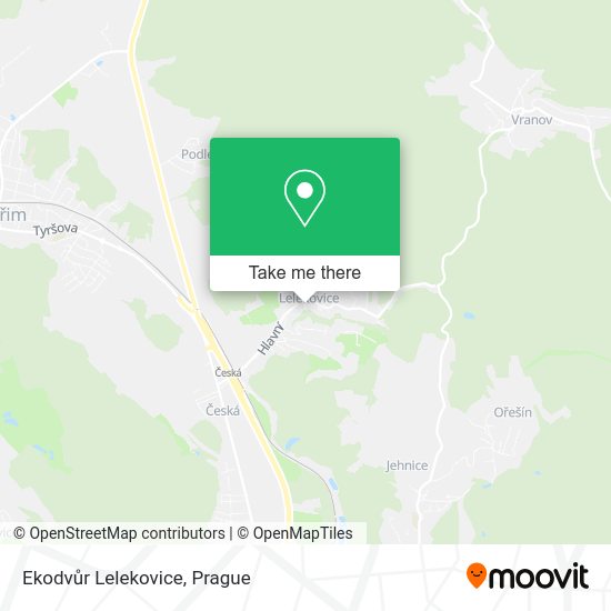Ekodvůr Lelekovice map