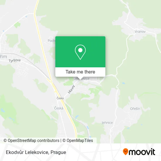 Карта Ekodvůr Lelekovice