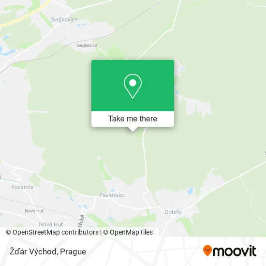 Карта Žďár Východ