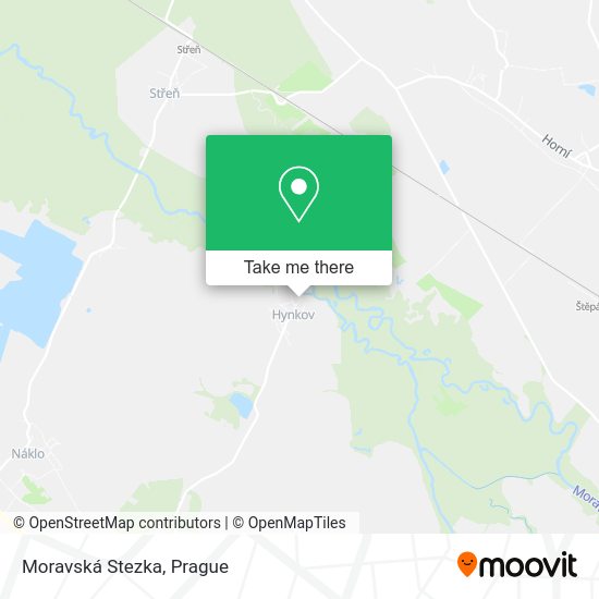 Карта Moravská Stezka