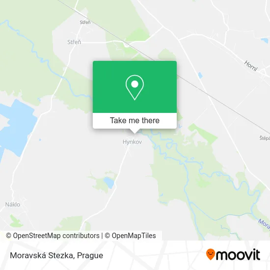 Карта Moravská Stezka