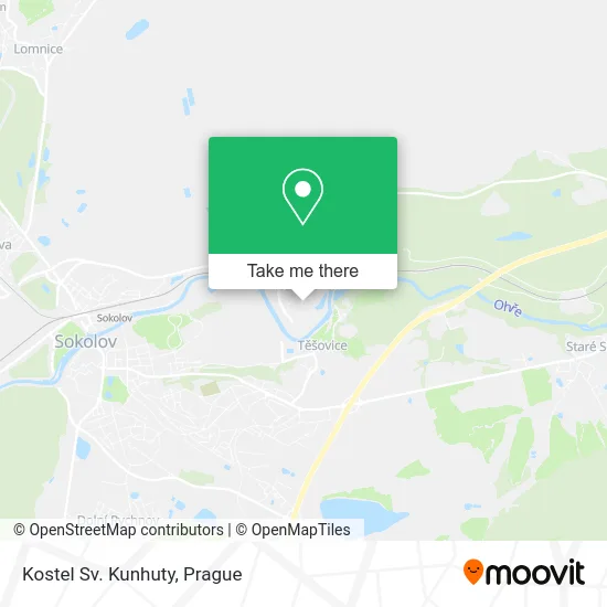 Карта Kostel Sv. Kunhuty