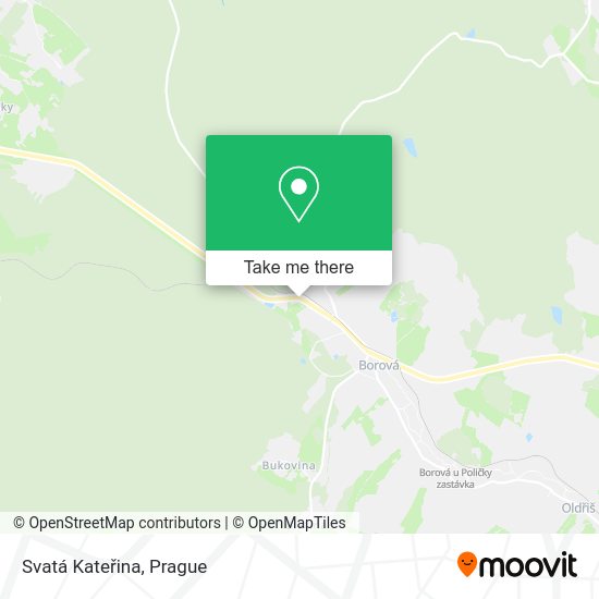 Svatá Kateřina map