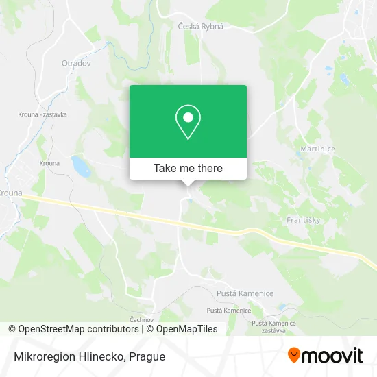 Карта Mikroregion Hlinecko