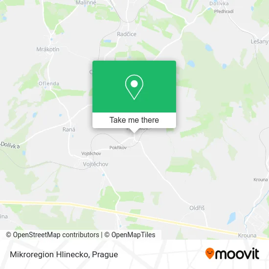 Карта Mikroregion Hlinecko