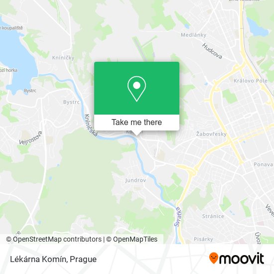 Lékárna Komín map