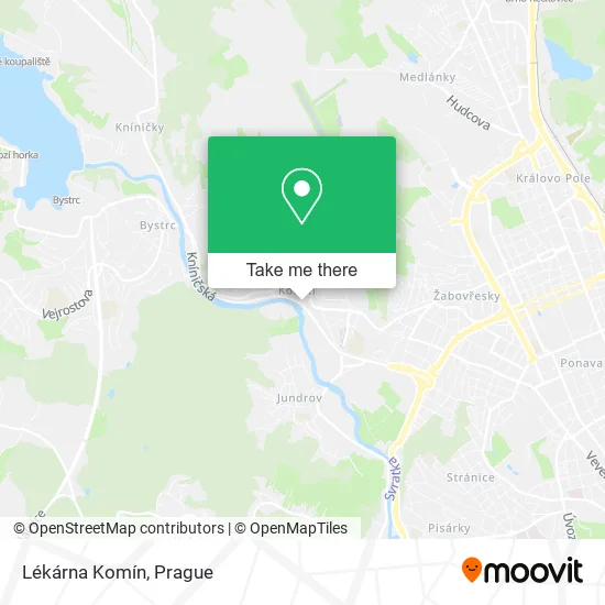 Карта Lékárna Komín