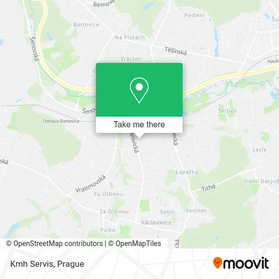 Карта Kmh Servis
